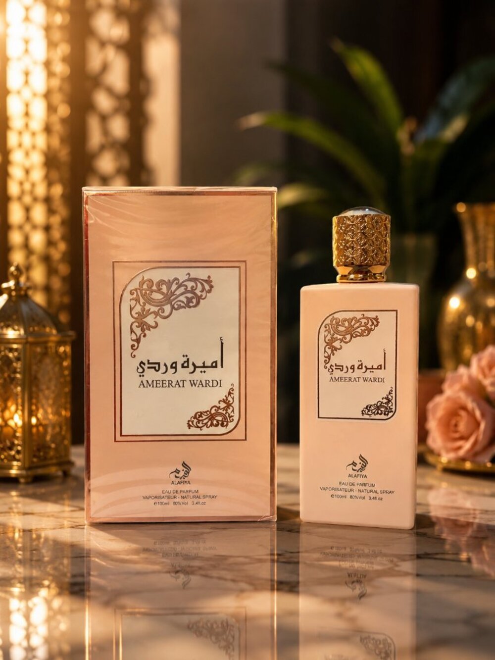 Ameerat wardi By Alafiya Eau de parfum For Woman 100ML 3.4FL.Oz